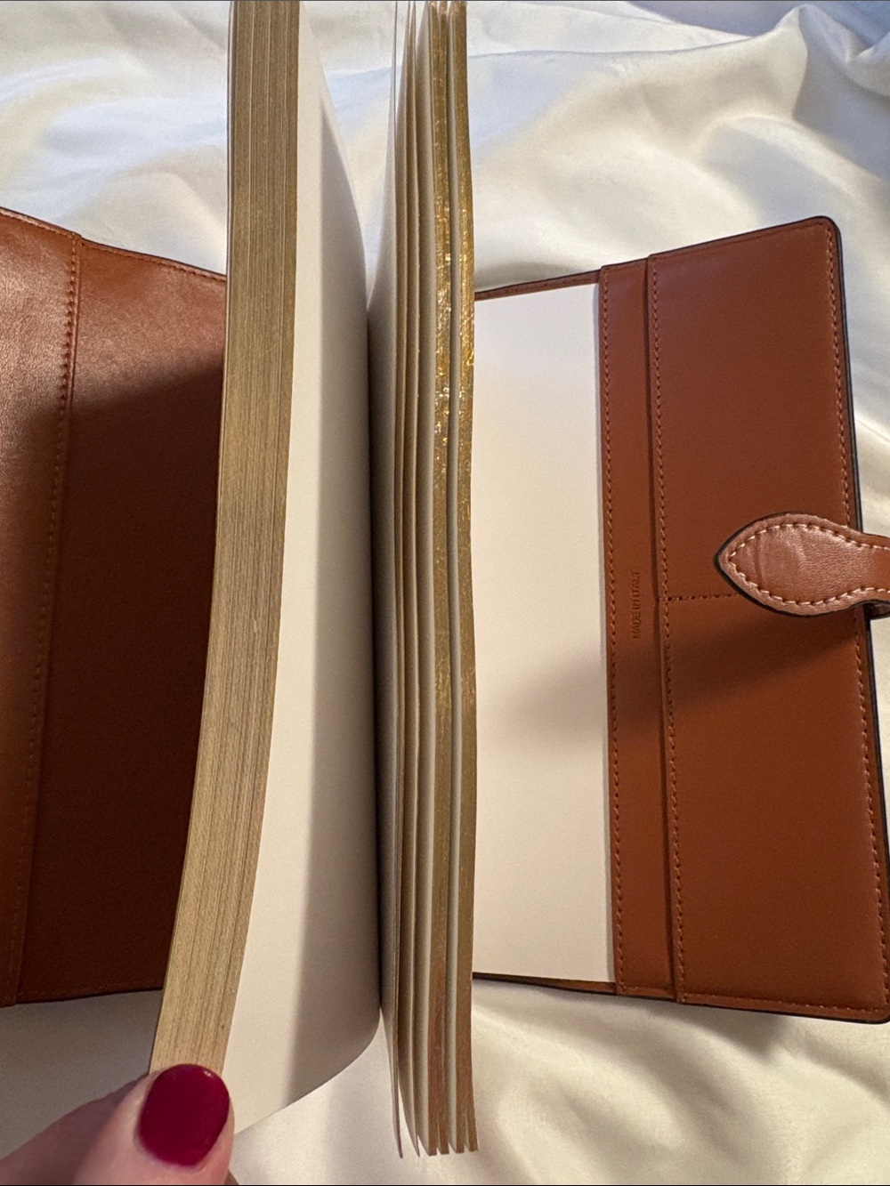 CELINE refillable notebook cover w/ starter blank notebook - Picture 7 of 9